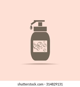 Liquid Soap Vector Icon 