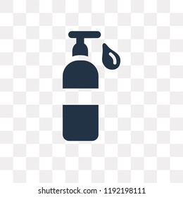 Liquid Soap vector icon isolated on transparent background, Liquid Soap transparency concept can be used web and mobile