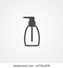 Liquid soap vector icon sign symbol