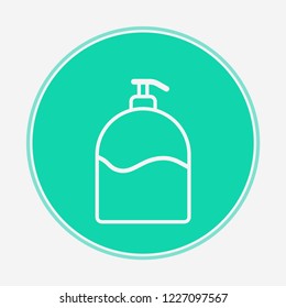 Liquid soap vector icon sign symbol