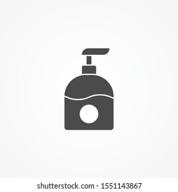 Liquid soap vector icon sign symbol