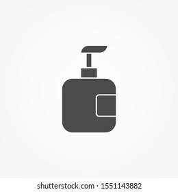 Liquid soap vector icon sign symbol