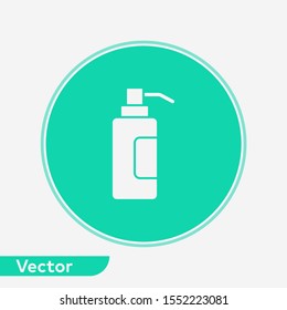 Liquid soap vector icon sign symbol