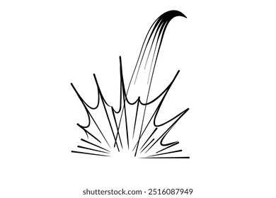 Liquid splash, clipart, vector image, flowing, trending, social media, comics, material for 2D animation, action. Drinks and coffee.