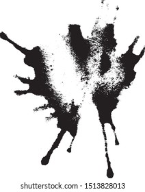 liquid splash paint vector grunge