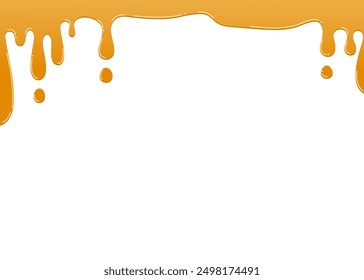 Liquid  style background frame, dripping liquid