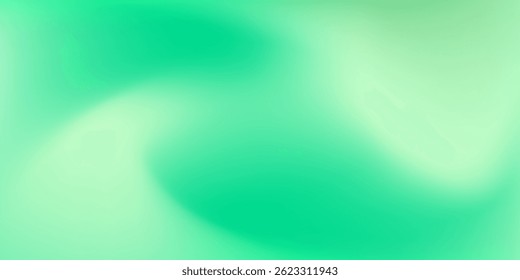 Liquid summer mint green gradient mesh texture background