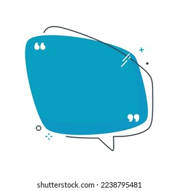 Liquid text box. Quote speech bubble. flowing liquid shape