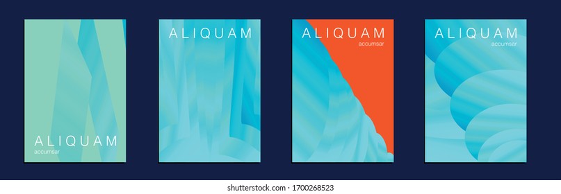 Liquid Texture for Foil Label. Vintage Cosmic Design. Metallic Gold Blue Set of Vector Backgrounds for Business Flyers. Fluid Minimal Cover. 1990 Paper Gradient Backdrop. Luxury Abstract Brochure.