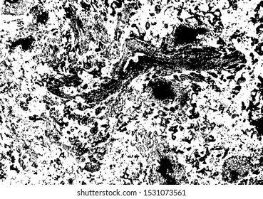Liquid texture. Watercolor hand drawn marbling illustration. Abstract vector background. Monochrome marble pattern.Black and white.