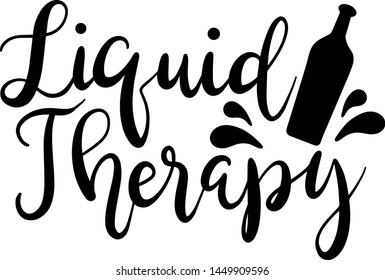 Liquid therapy decoration for T-shirt