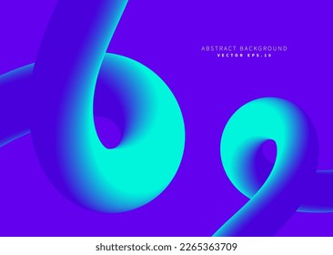 liquid tube curve ribbon pattern gradient violet science technology science theme modern art background use for advertisment poster website banner landing page product package design vector eps.