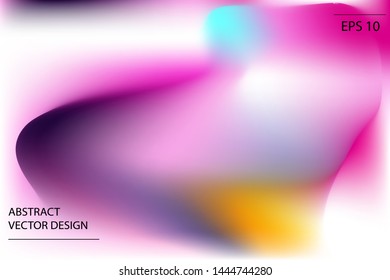 Liquid vector abstract background. Modern colorful fluid shapes 