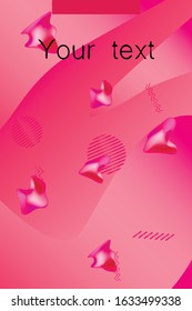 Liquid vector colorful shapes. Abstract vector background. Liquid ink art design