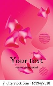 Liquid vector colorful shapes. Abstract vector background. Liquid ink art design