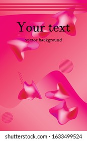 Liquid vector colorful shapes. Abstract vector background. Liquid ink art design