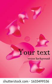 Liquid vector colorful shapes. Abstract vector background. Liquid ink art design