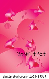 Liquid vector colorful shapes. Abstract vector background. Liquid ink art design