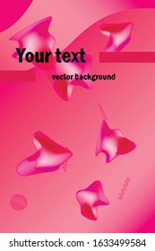 Liquid vector colorful shapes. Abstract vector background. Liquid ink art design