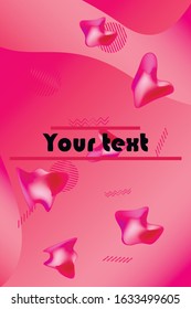 Liquid vector colorful shapes. Abstract vector background. Liquid ink art design
