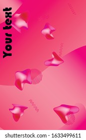 Liquid vector colorful shapes. Abstract vector background. Liquid ink art design