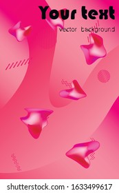 Liquid vector colorful shapes. Abstract vector background. Liquid ink art design