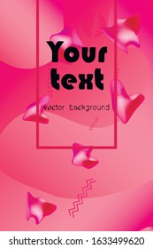 Liquid vector colorful shapes. Abstract vector background. Liquid ink art design