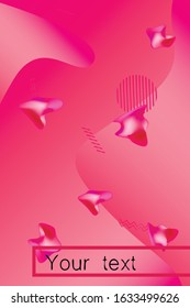 Liquid vector colorful shapes. Abstract vector background. Liquid ink art design