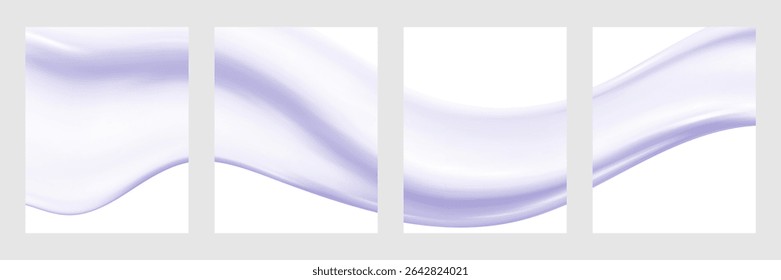 Liquid vector dripping ice cream texture.Glossy sugary flow drip.