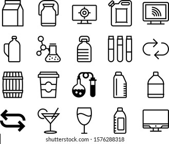 liquid vector icon set such as: led, focus, flammable, hot, game, winery, cask, beer, website, aiming, jerry, auto, beaker, barrel, foodstuff, reaction, juice, mocha, farm, nutrition, liquor, scotch