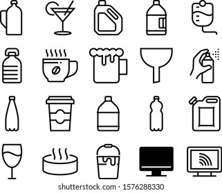 liquid vector icon set such as: elegance, pub, internet, ideas, mobile, tv, surgery, service, bubbles, decaf, illness, website, patient, pool, swim, decoration, medicine, intravenous, funnel, warm