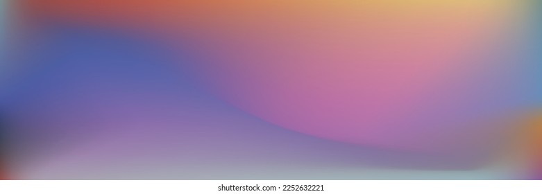 Imagen De Diseño De Curva De Luz De Onda Vibrante Líquida. Nube Pastel borrosa y fondo brillante del océano. Fondo de degradado de flujo suave de cielo fluido multicolor. Malla de gradiente suave de color intenso dinámico.