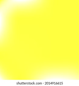 Liquid Vivid Light Trendy White Smooth Surface. Fashion Lemon Mehrfarben Vibrant Gradient Mesh. Vektorgrafik-Spotlight-neongelber Farbverlauf-Hintergrund. Helle, glatte Aquarell unscharfer Hintergrund.