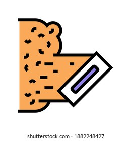 liquid wallpaper color icon vector. liquid wallpaper sign. isolated symbol illustration