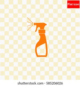 Liquid for washing window  icon Vector design.