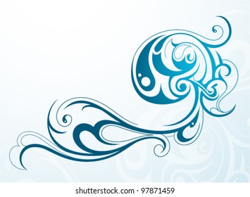 Liquid water shape