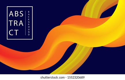 Liquid wave abstract background, colorful 3d flow shape