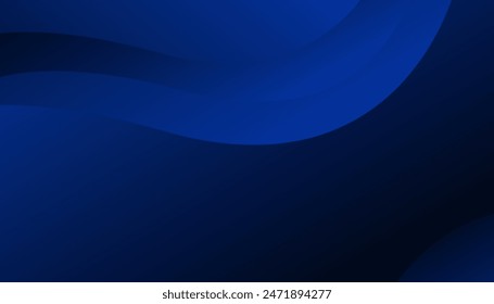 Liquid wave background with blue color background. Fluid wavy shapes. ideal for social media, banner, card, advertisement. Vector illustration