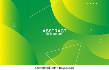 Liquid wave background with green color background. Eps10 vector