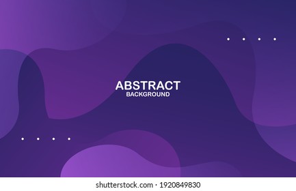 Liquid wave background with purple color background. Fluid wavy shapes. Eps10 vector