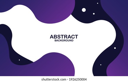 Liquid wave background with purple color background. Fluid wavy shapes. Eps10 vector