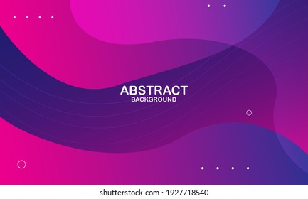 Liquid wave background with purple color background. Fluid wavy shapes. Eps10 vector