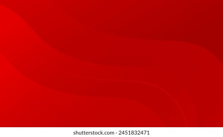 Liquid wave background with red color background. Fluid wavy shapes. Suit for business, institution, conference, party, Vector illustration