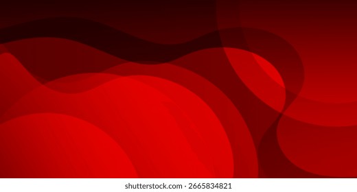 Liquid wave background with red color background. Fluid wavy shapes. Eps10 Modern geometric vector