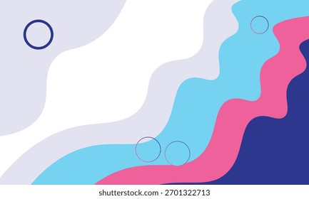 Fondo de onda líquida con fondo de color suave. Diseño de Elementos geométricos con textura líquida abstracta moderna.