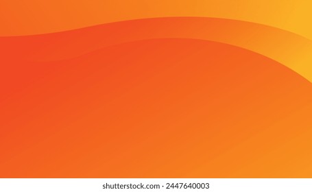 Flüssiger Wellenhintergrund mit gelbem Farbhintergrund. In: Fluid Wavy Formens. Zur Dekoration von Werbung, Publikationen, Eps10-Vektorgrafik
