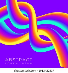 Liquid wave backgrounds for flyer, cover, brochure. Modern poster layout with gradient 3d shapes. Colorful wavy form composition for flyer. Dynamic colored posters with flow art shapes. Vector templat