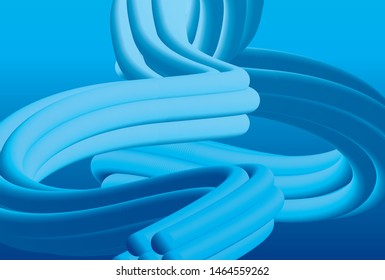 Liquid wave blue abstract gradient background and wallpaper, vector eps
