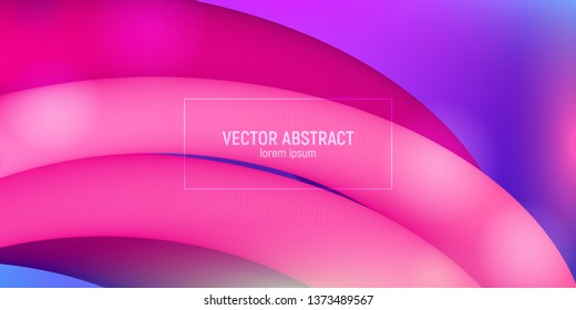 Liquid wave modern background. Bright Wave Poster with Fluid Liquid. Abstract Background with Vibrant Gradient for Flyer, Banner, Cover, Business Presentation. Vector illustration