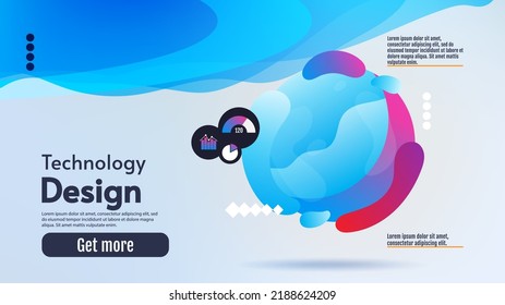 Liquid waves shape. Vector illustration. Modern design statistics with aqua. Background or wallpaper for websites or web design. 